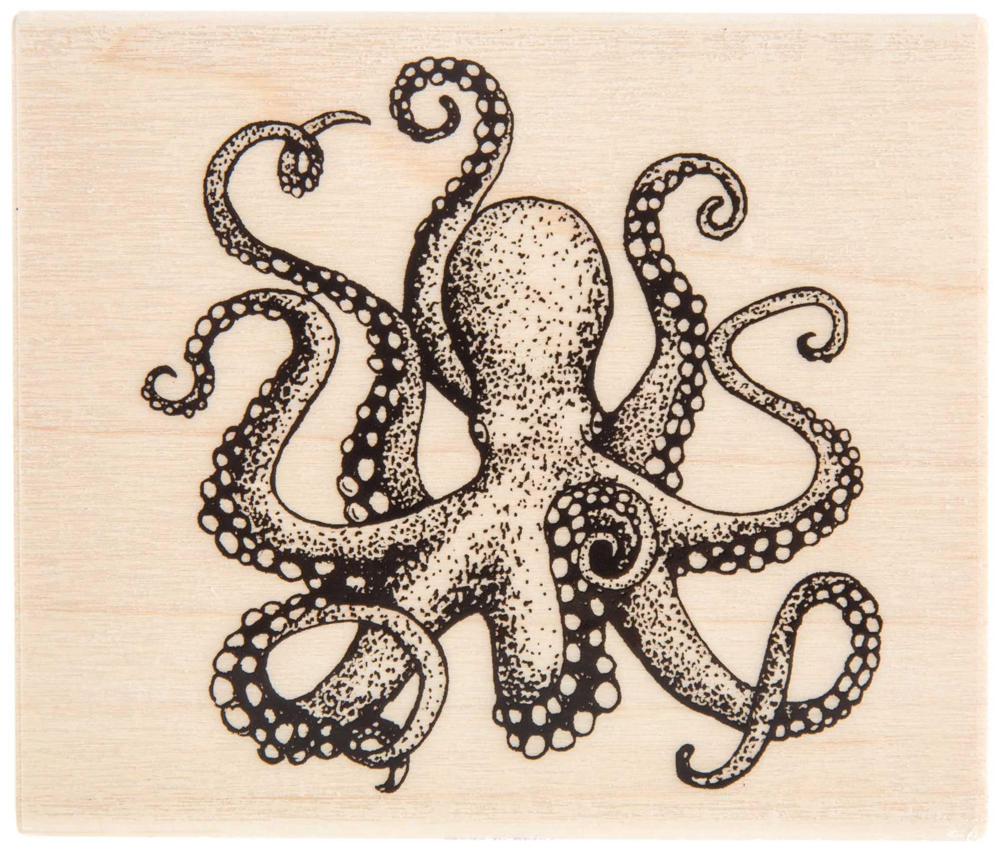 Octopus Rubber Stamp | Hobby Lobby | 1103860