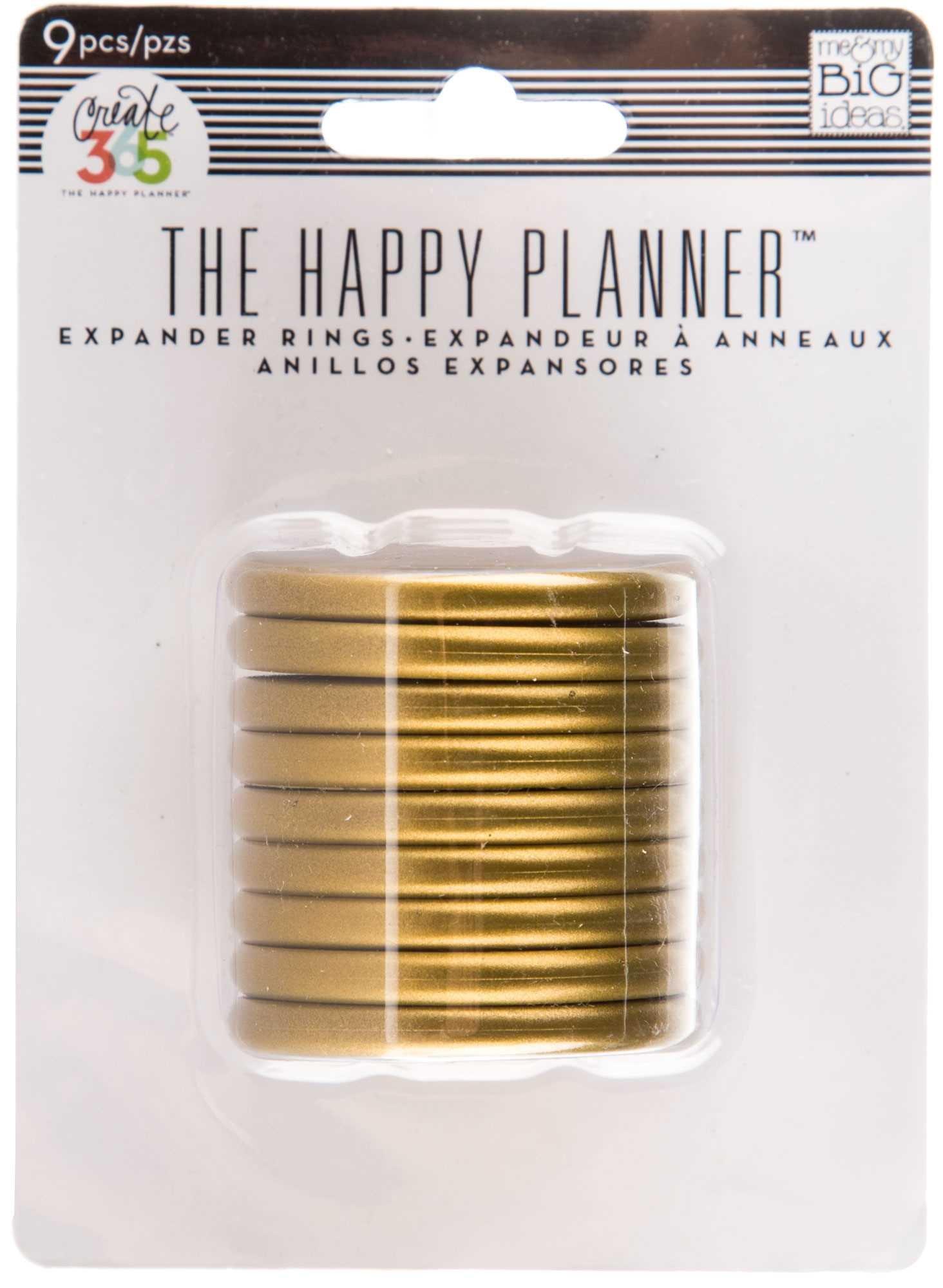 Me &my Big Ideas Create 365 the Happy Planner 9 Gold Binder Rings