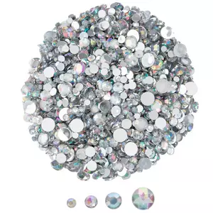 900 PCS Craft Gemstone Acrylic Flatback Rhinestones Jewels, LEEFONE  Colorful Acrylic Gems Rhinestones for Crafts, Jewelry Making, Arts and DIY