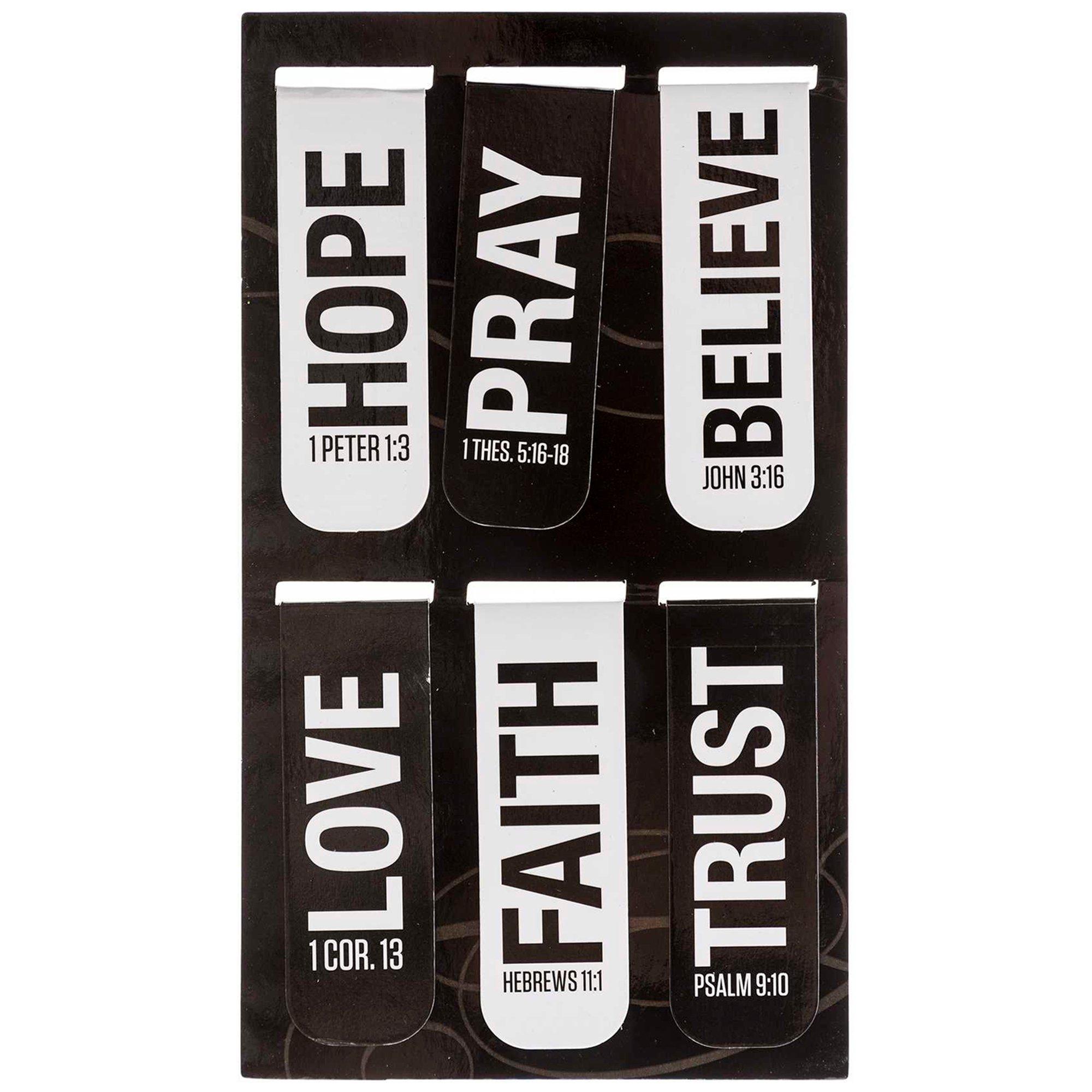 Black & White Words Bookmarks Hobby Lobby 1117878
