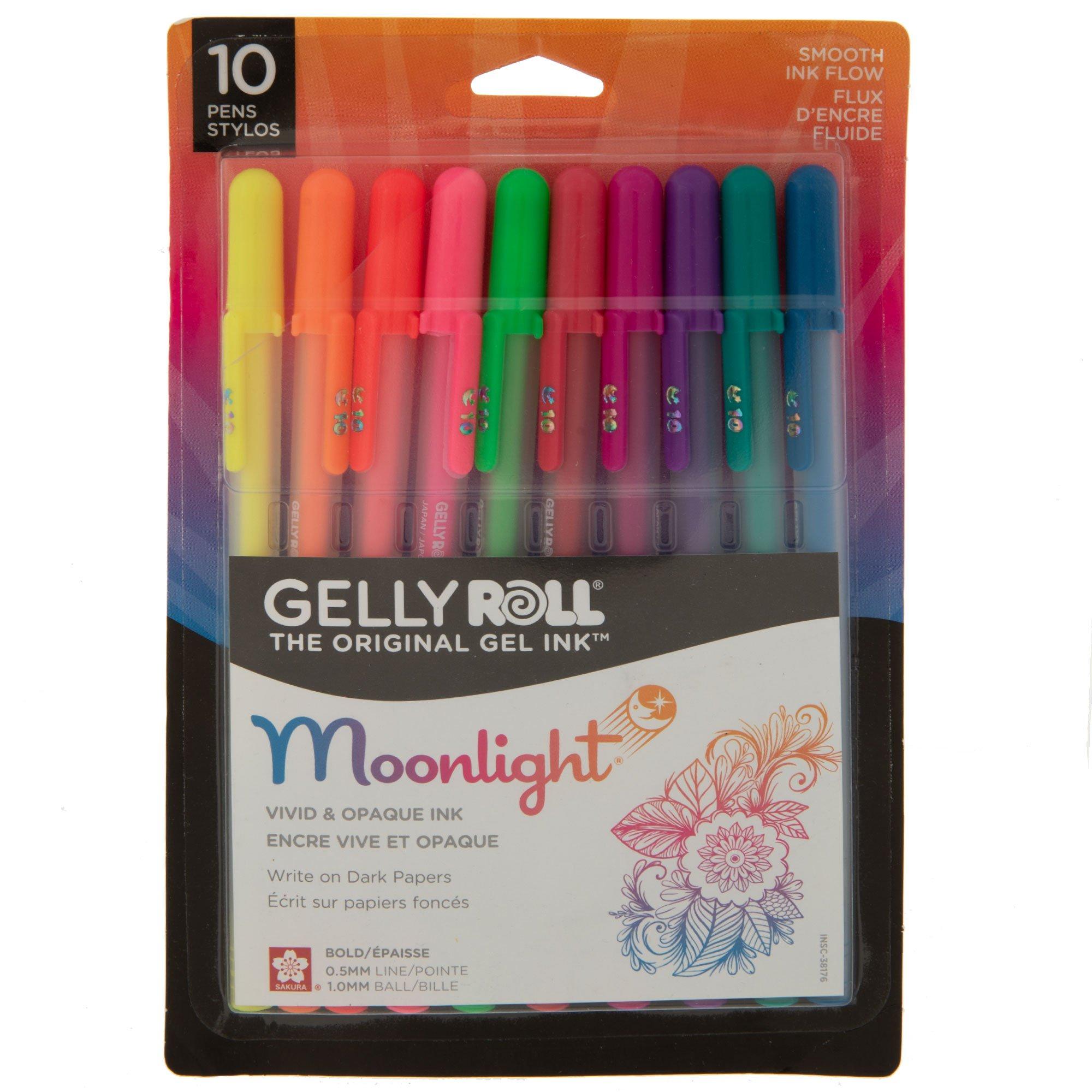 3D Jelly Pens Set Bright/dark Colors Art Marker Pens 1.0mm Bold