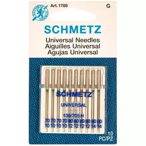 Blue Label, Schmetz Sewing Machine Needles, Universal 70/90