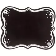 Ornate Chalkboard With Dotted Corners