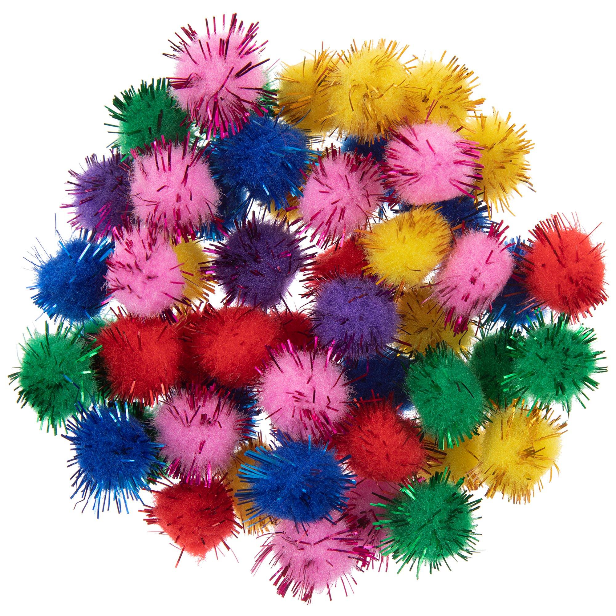 Glitter Pom Poms | Hobby Lobby | 112607