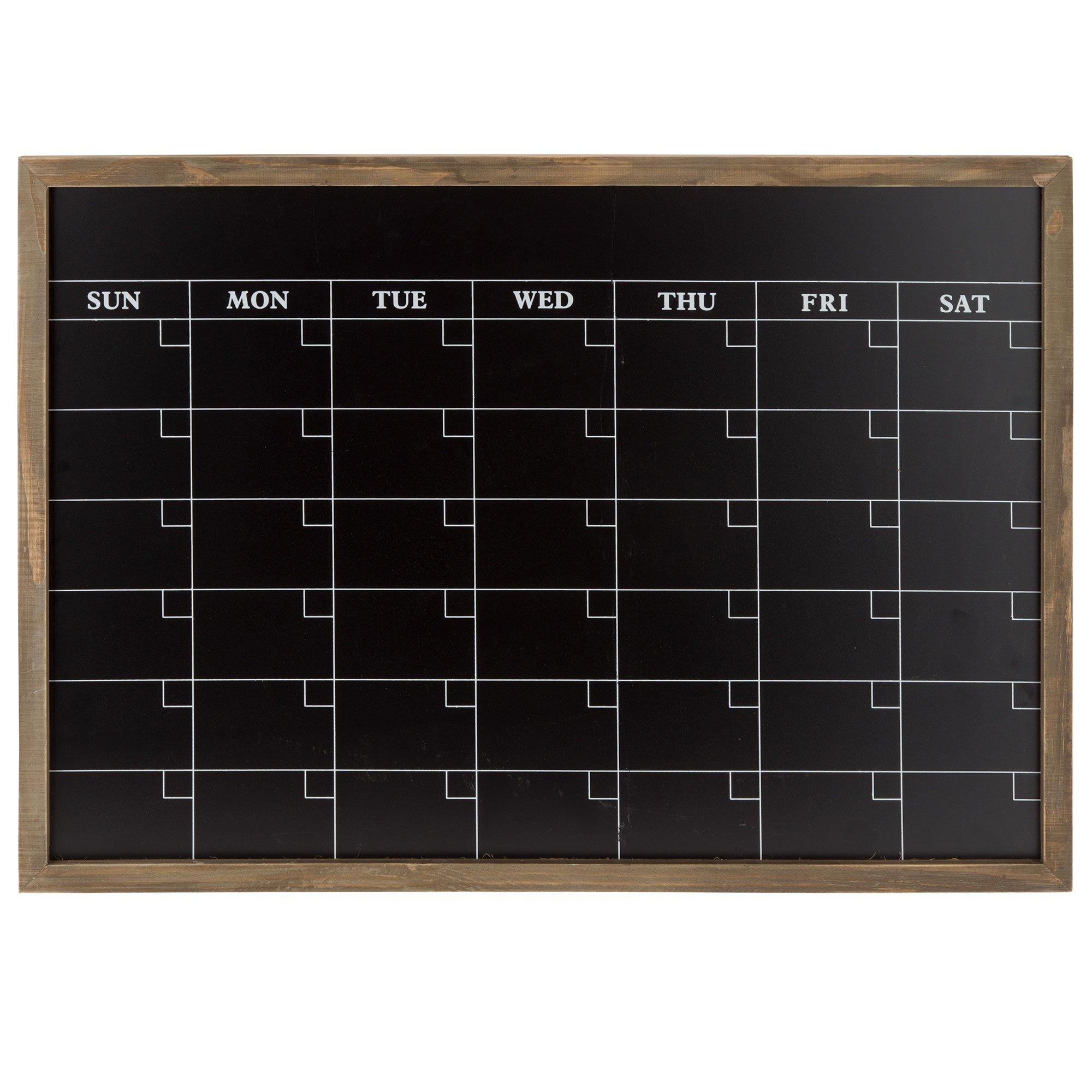 Monthly Calendar Chalkboard