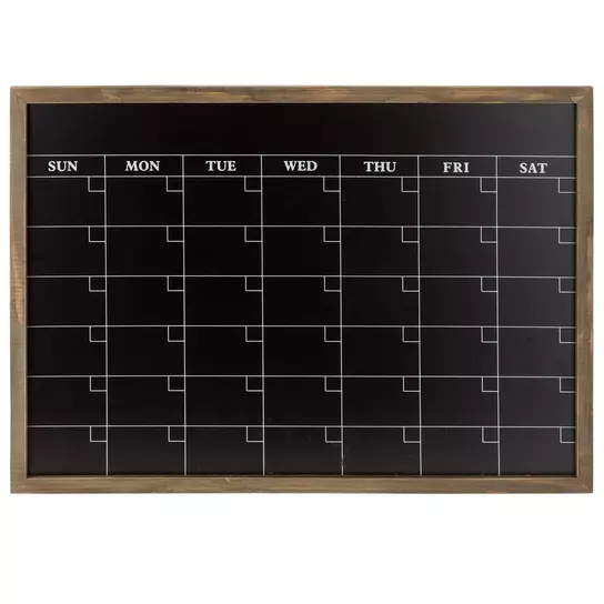 Monthly Calendar Chalkboard