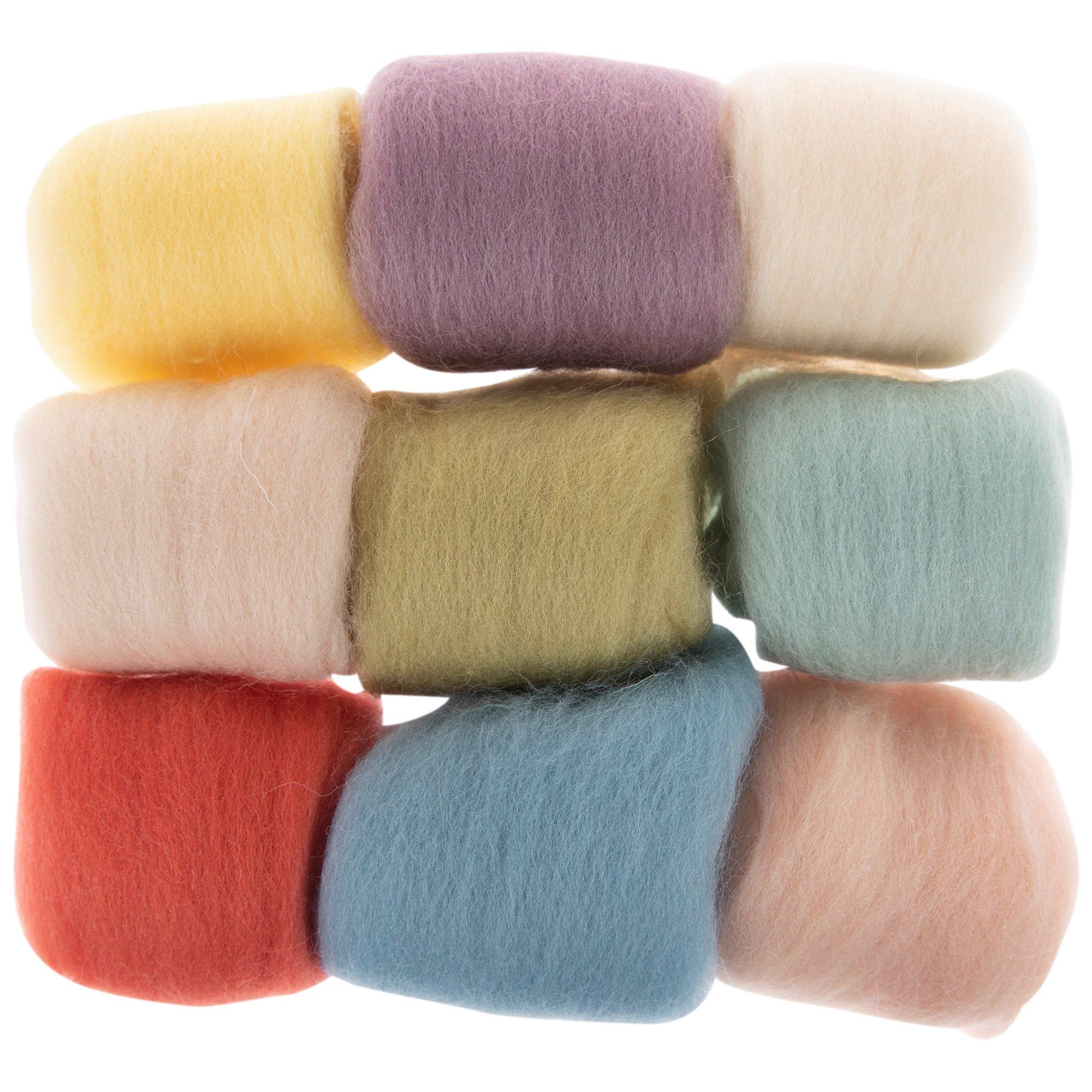 1 Roll of Wool Roving Yarn Wool Roving for Needle Felting Wool Felting  Supplies 