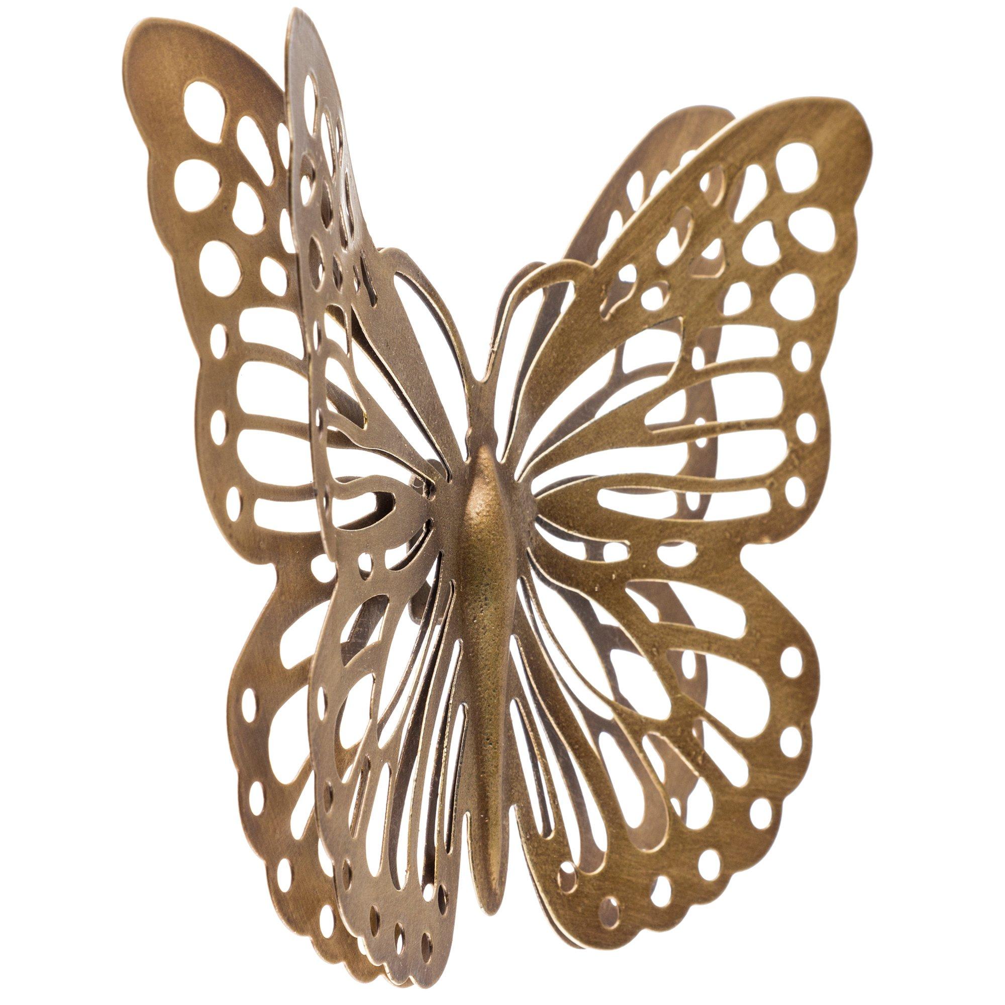 How to Make Beautiful Brass Butterfly Wall Decor