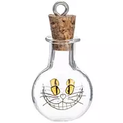 Cheshire Cat Glass Bottle Charm