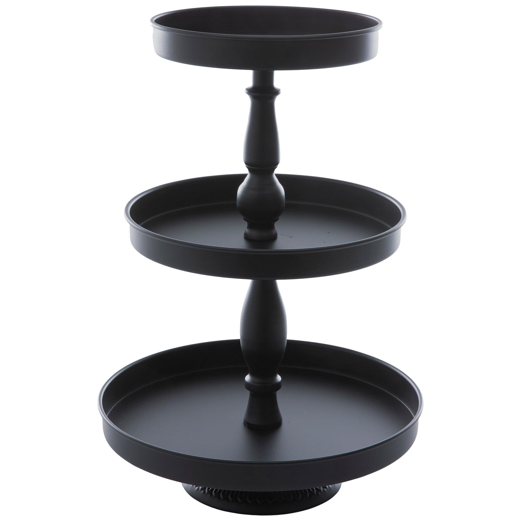 Black ThreeTiered Metal Tray Hobby Lobby 1137892