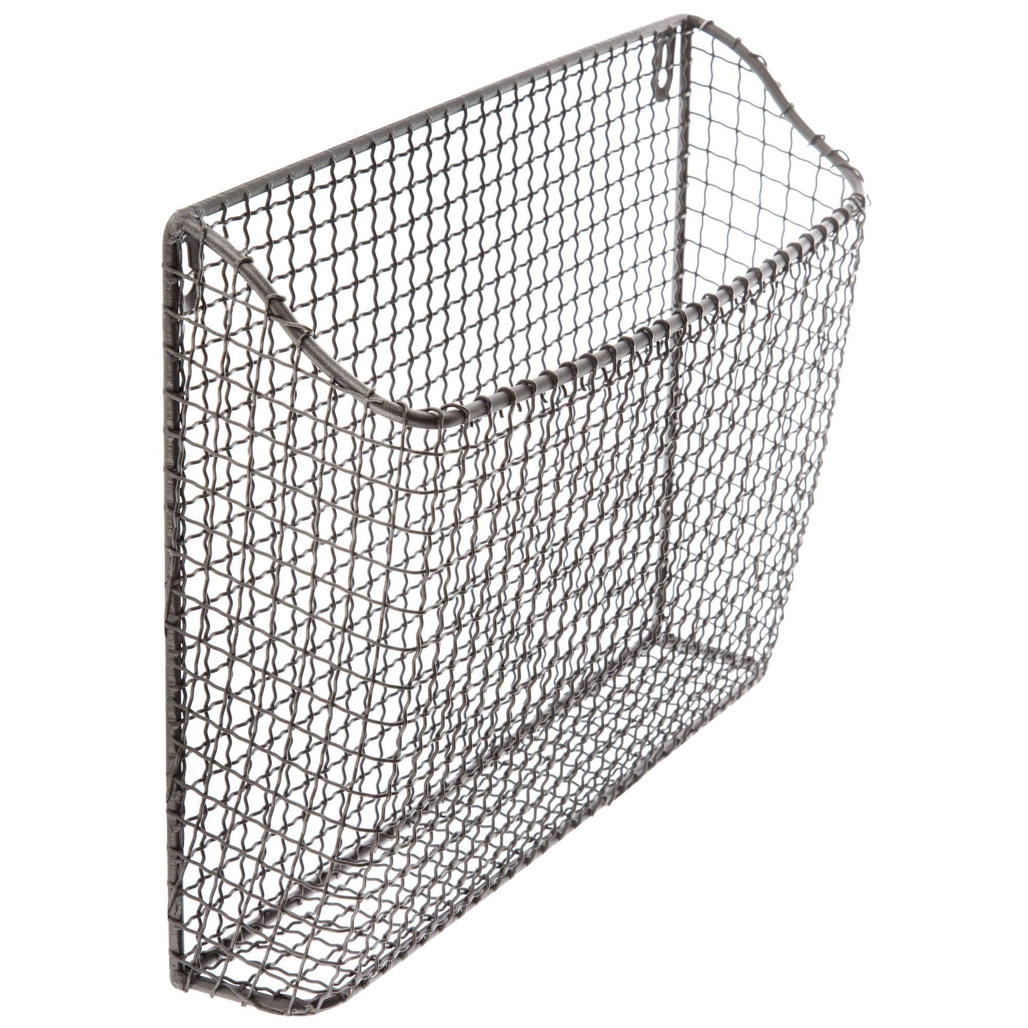 Pewter Metal Wall Basket Hobby Lobby 1138486