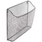 Pewter Metal Wall Basket