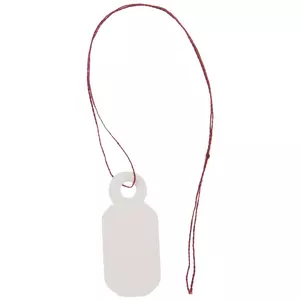 Avery Paper String Tags, White, White String, 1-3/4 x 1-3/32