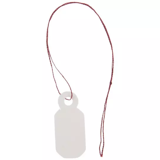Jewelry Tags With Brown String