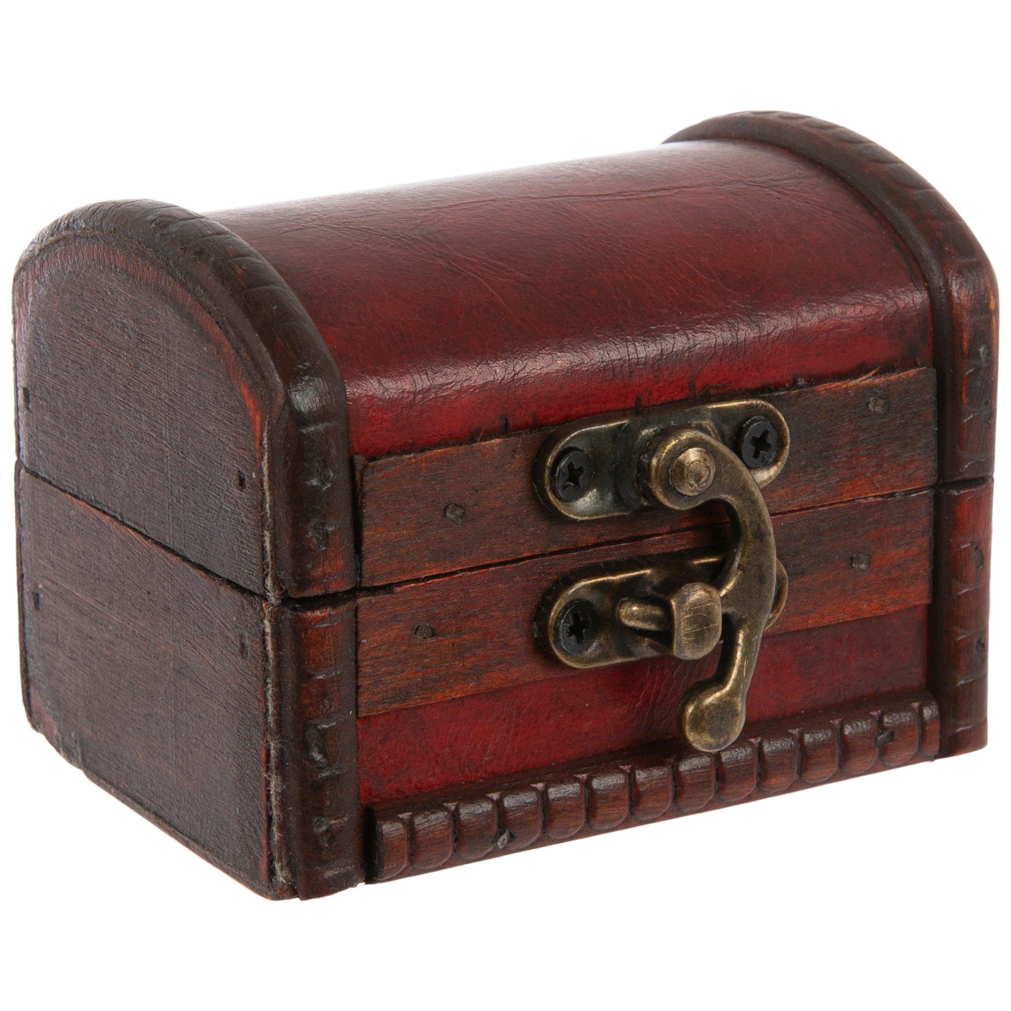 Mini Faux Leather Trunk Box | Hobby Lobby | 1146257