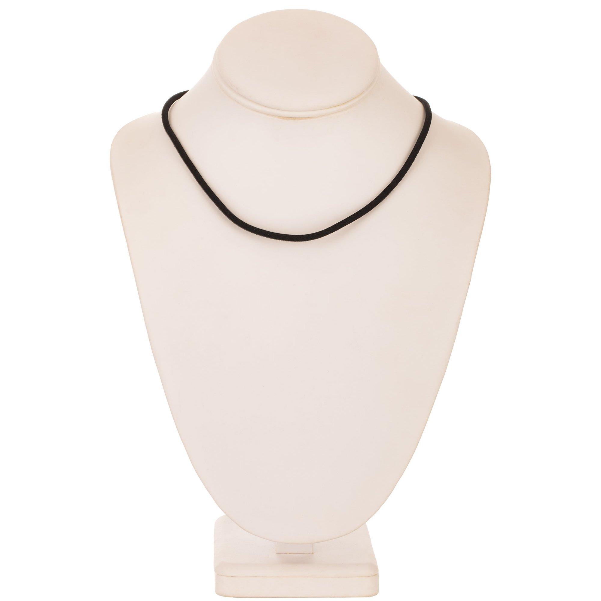 Black deals cord necklace