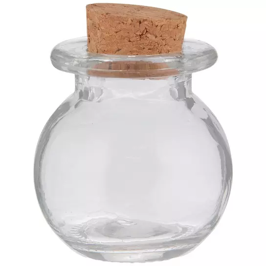 Small Round Storage Jars with Bright Lids - 12 Pc.