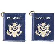 Blue Passport Charms