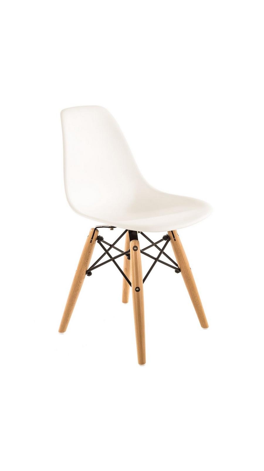 White Natural Child's Chair