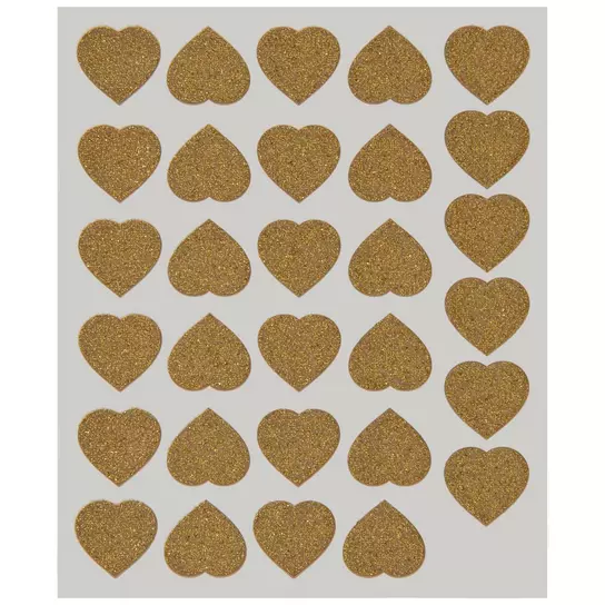 500Pcs Glitter Heart Stickers for Envelopes Valentine'S Day Sparkling Heart  Stic