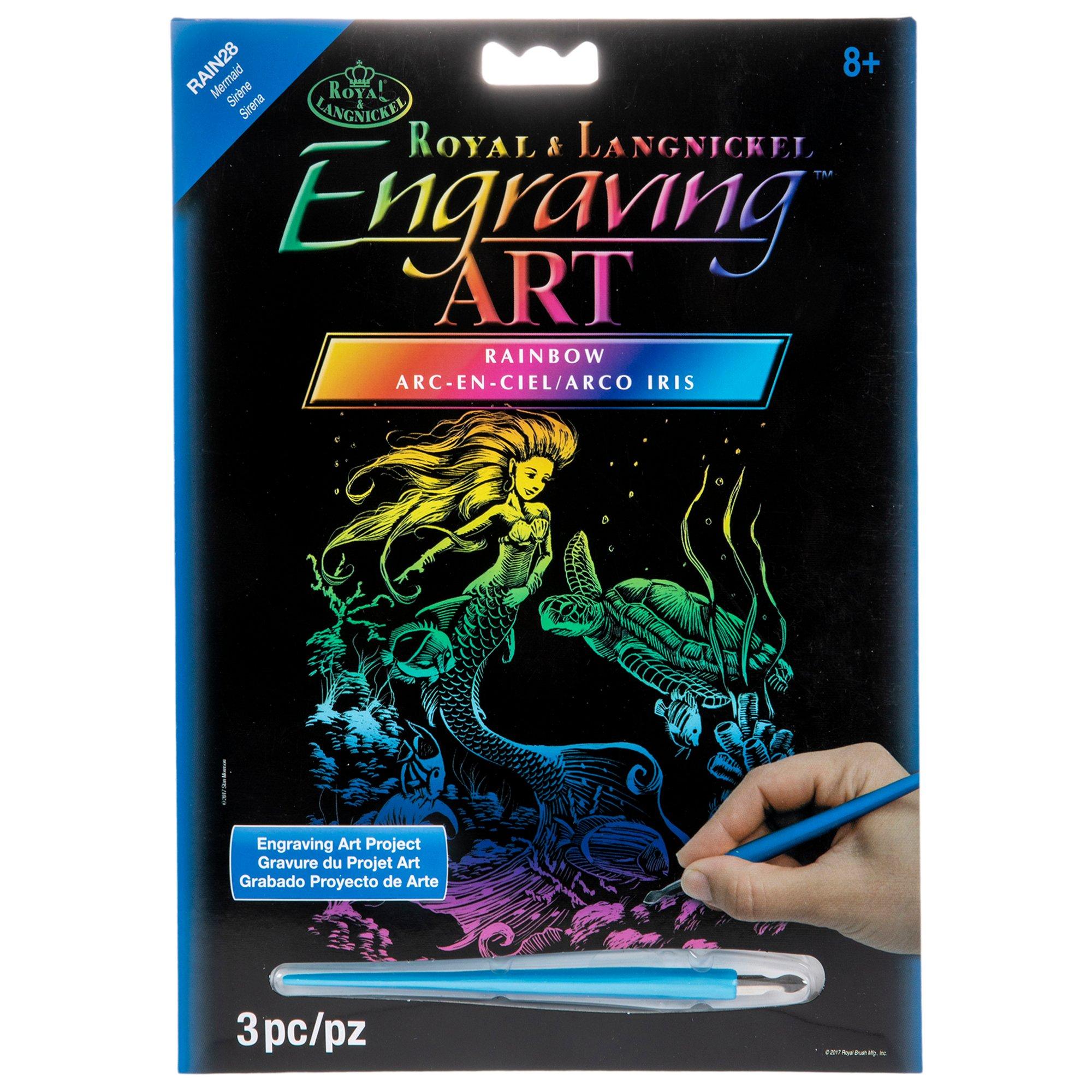 Spaniels Silver Foil Engraving Art Kit Hobby Lobby 116434