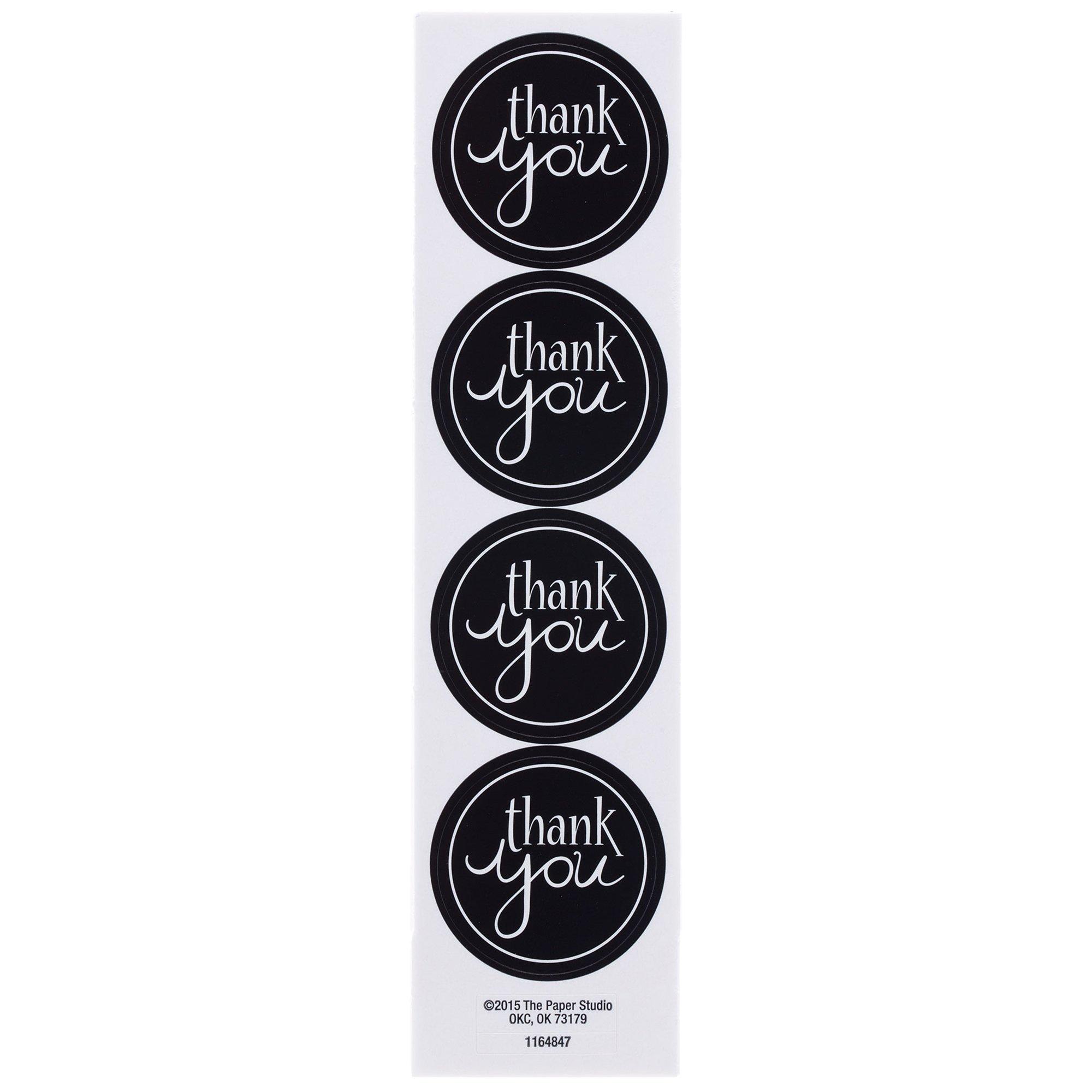 Trendy Black Thank You Envelope Seals Hobby Lobby 1164847