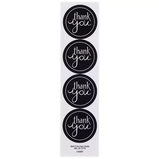  Assorted Thank You Envelope Seals - 1.2 Thank You