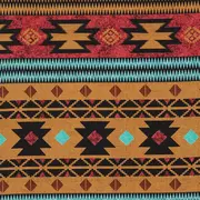 Tribal Print Duck Cloth Fabric