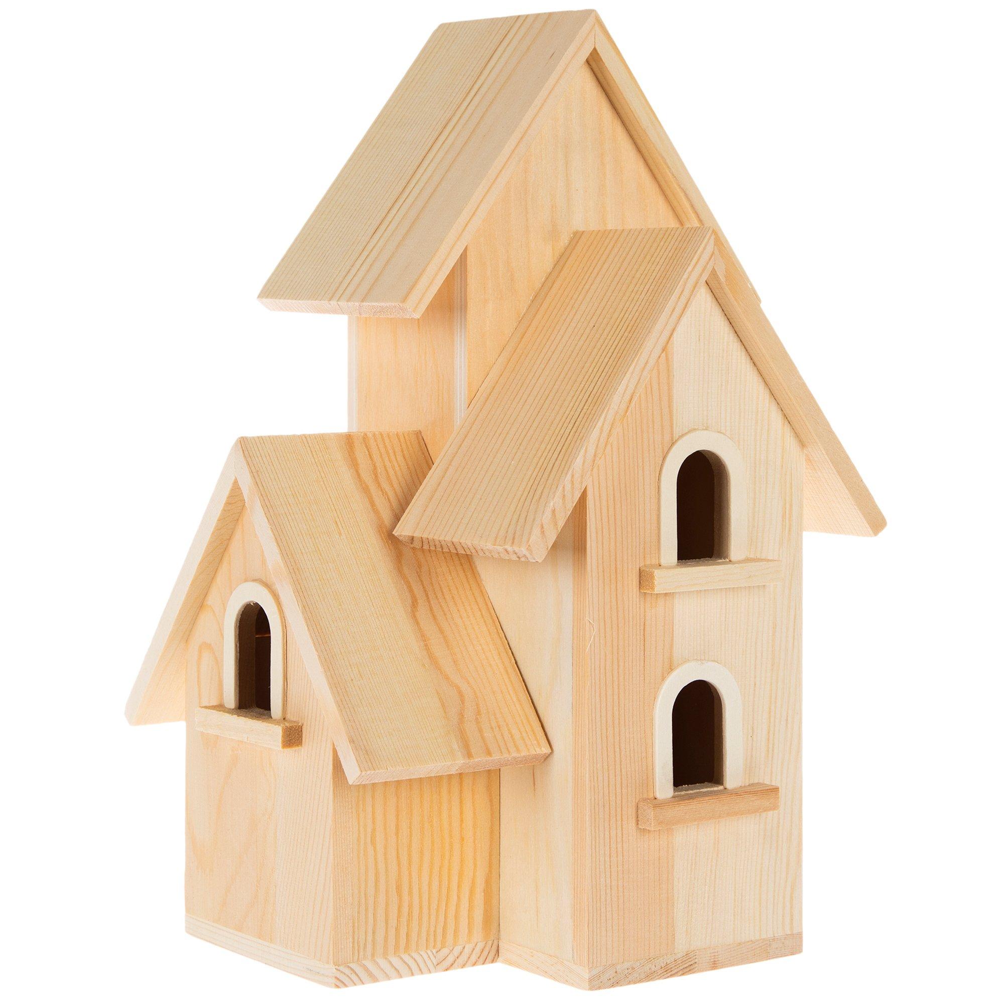 Duplex Wood Birdhouse Hobby Lobby 1169325   1169325 80659193 IMGSET