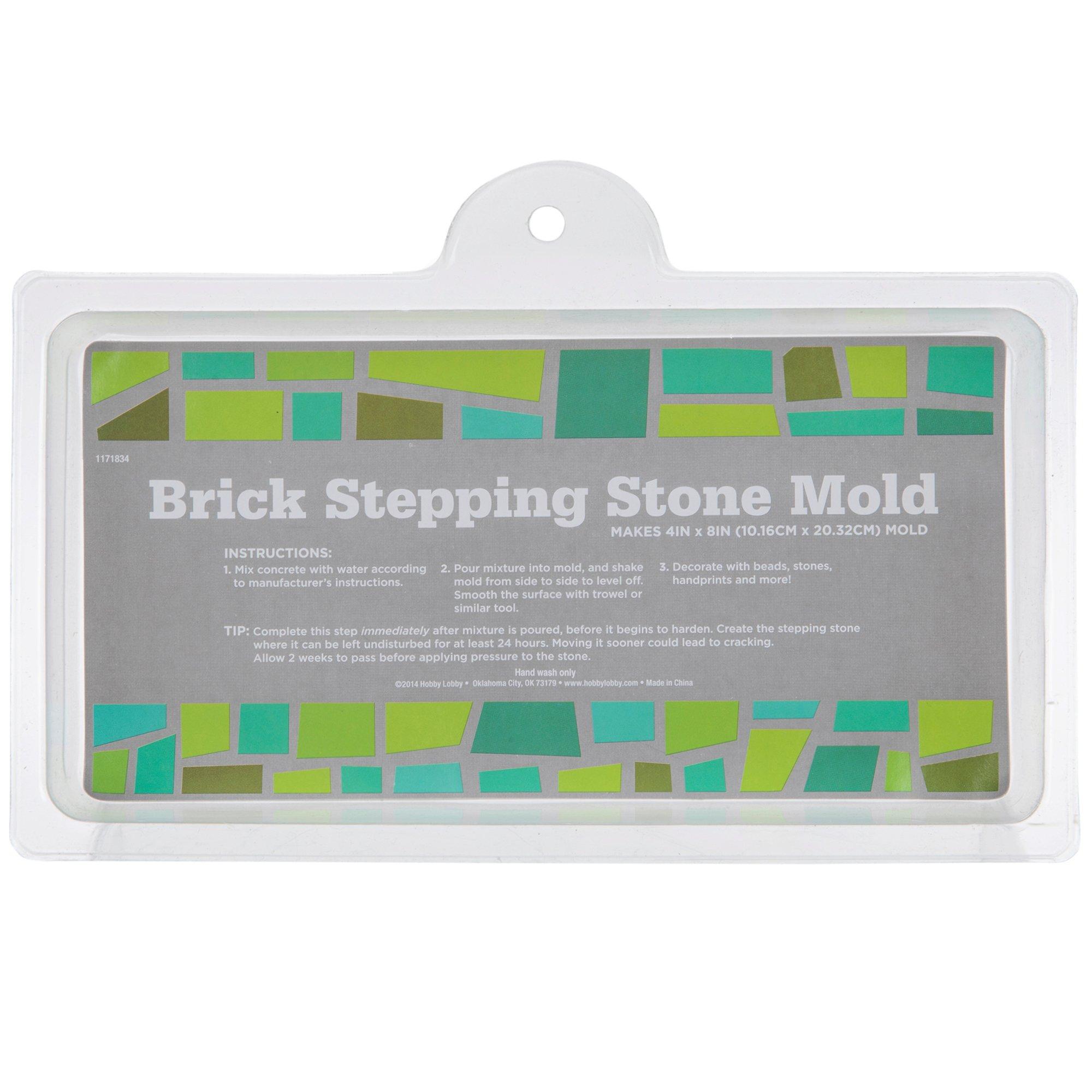 Brick Stepping Stone Mold Hobby Lobby 1171834
