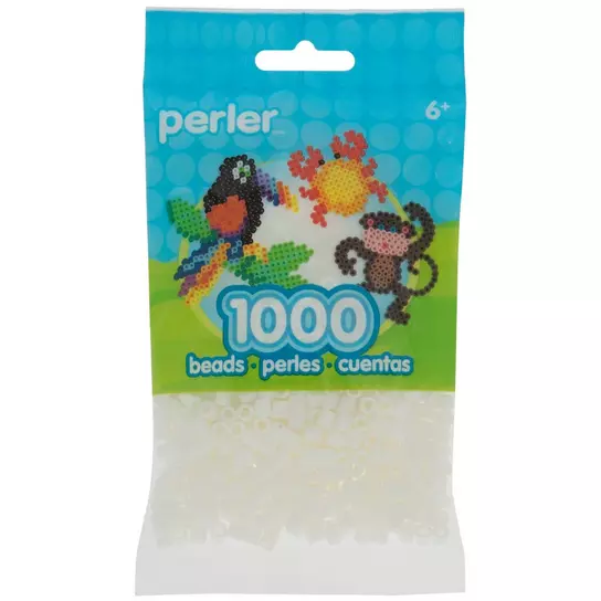 Perler Beads, Fun Fusion, White - 1000 count