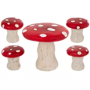 Mushroom Table & Stools