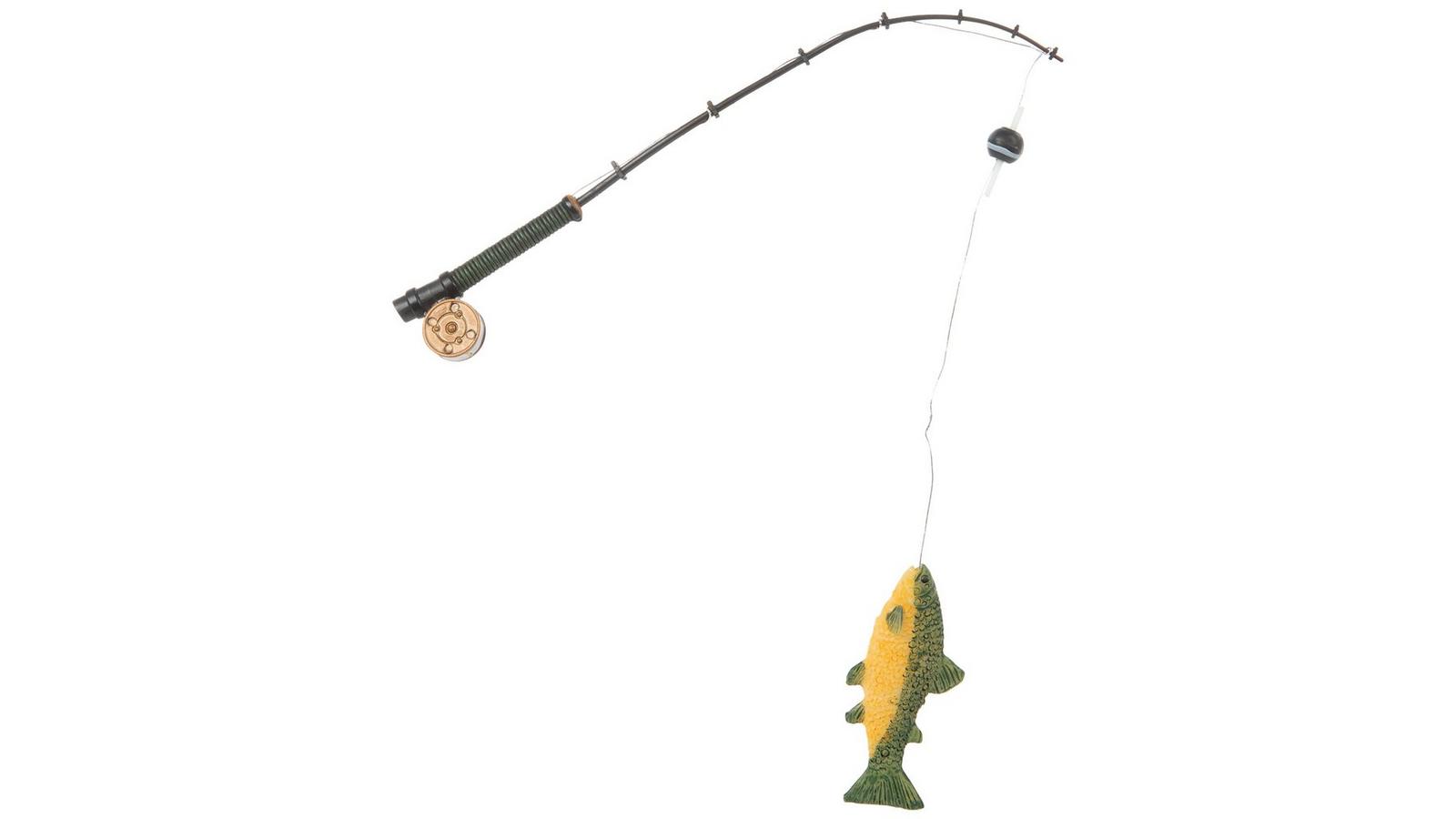 best fishing pole for big did Game Crappie 7' Whitetail Floating and spider Catching a Solid Blacktip Color:Green Goby