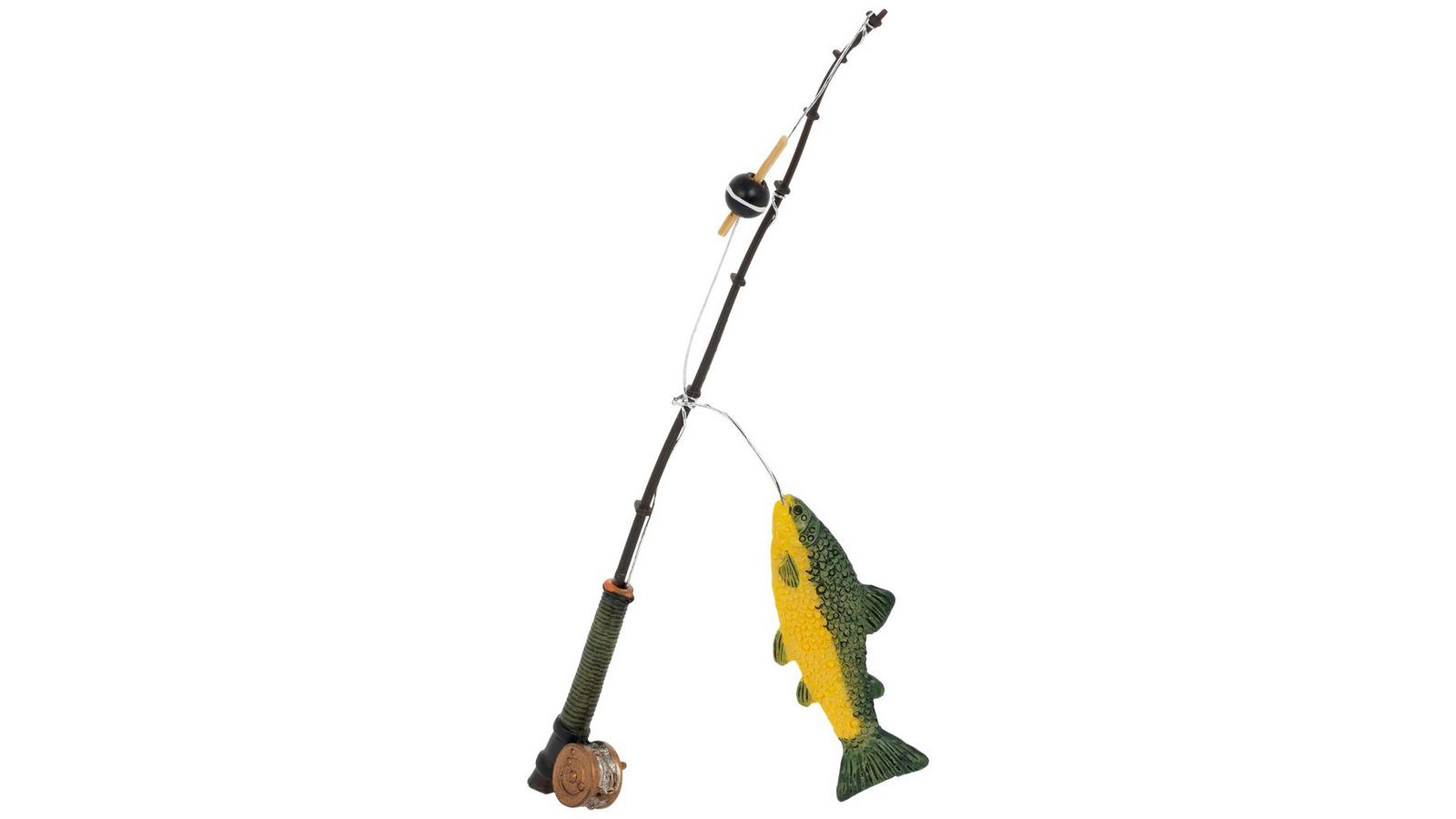 Miniature Fishing Pole With Fish