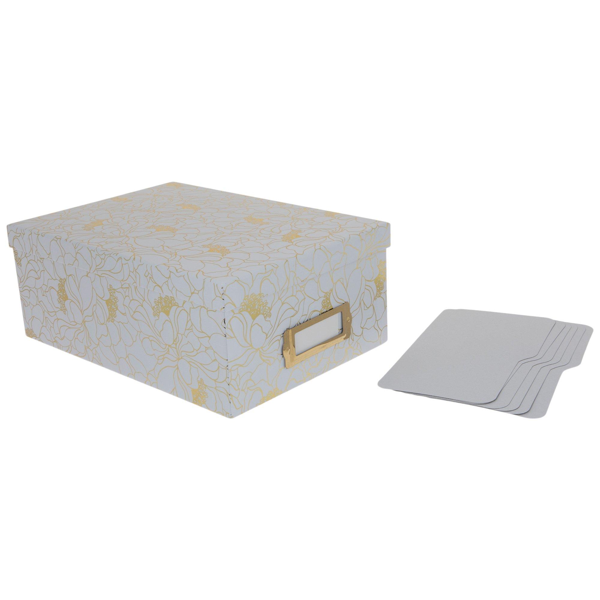 Photo Storage Box-4.5X8X11.5 Assorted Designs 