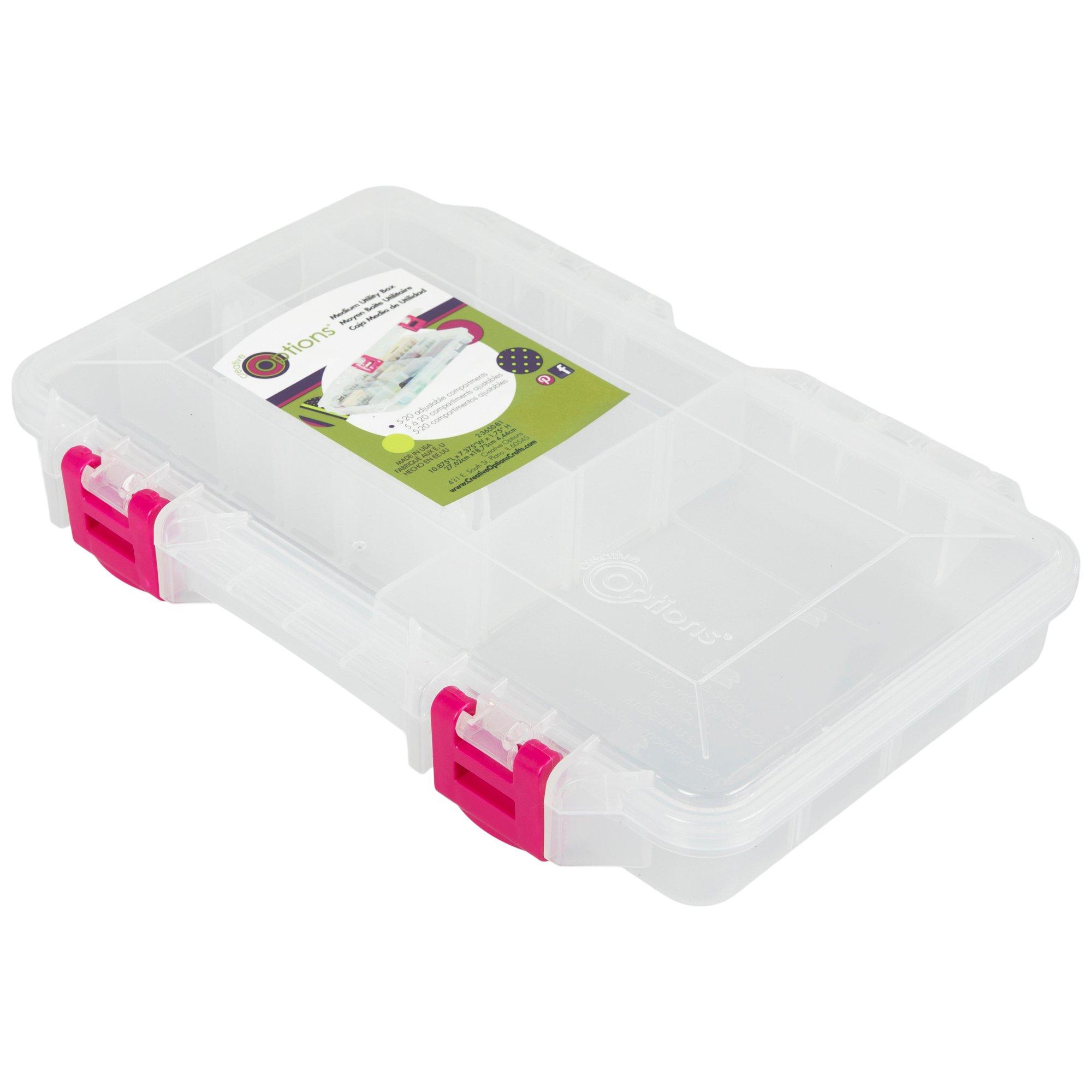 Plastic Creative Options Storage Containers with Adjustable