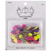 Flat Flower Pins
