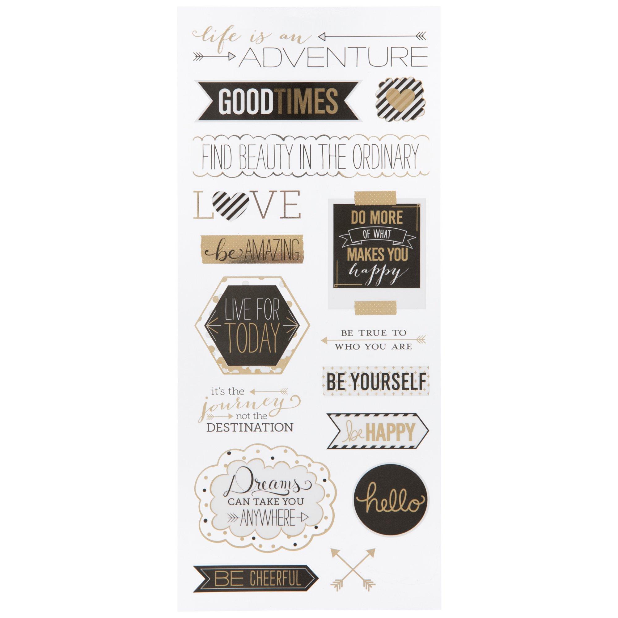 Inspirational Foil Stickers, Hobby Lobby, 2167757