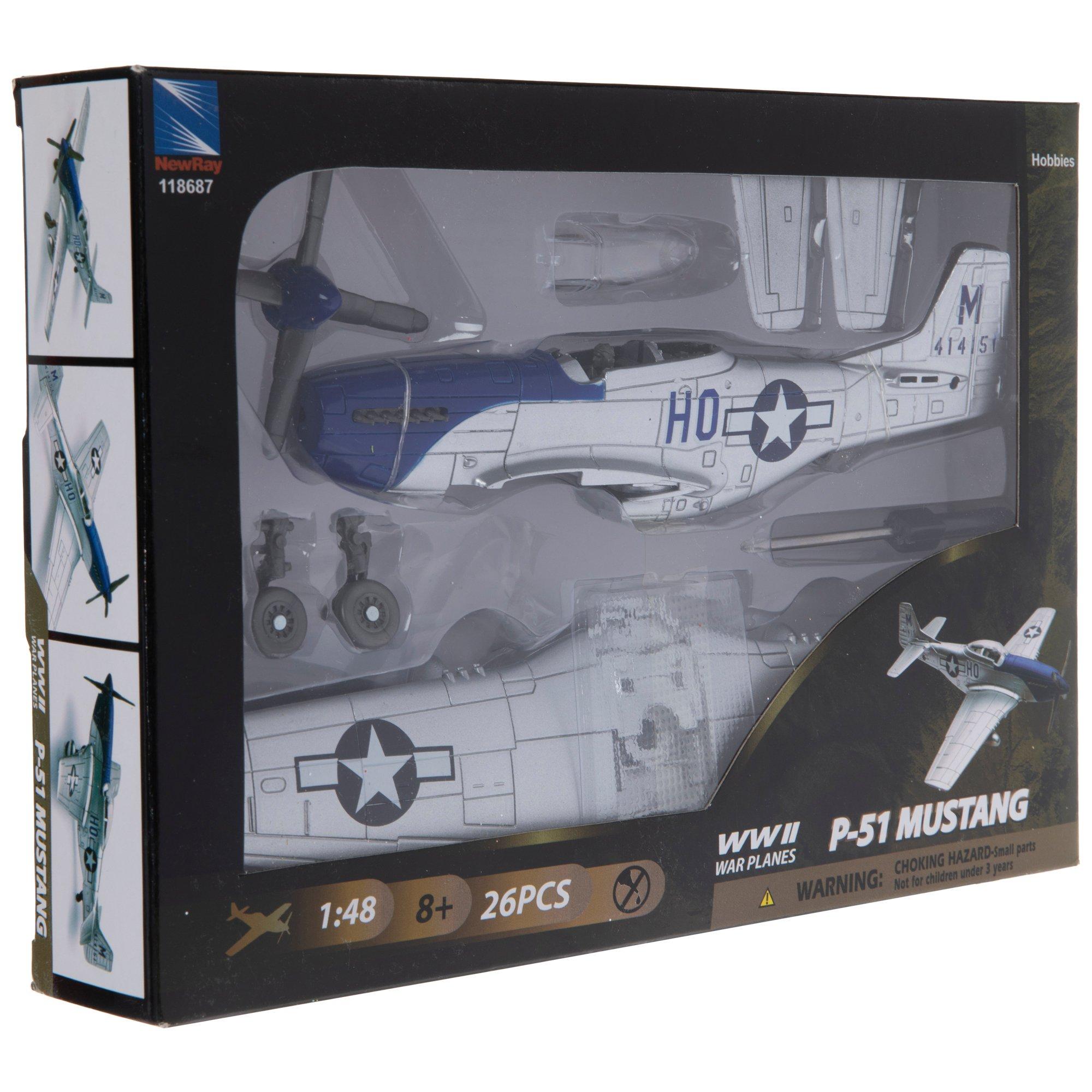 Premium Hobbies P-51D Blue Nose 1:72 Plastic Model Airplane Kit 126V