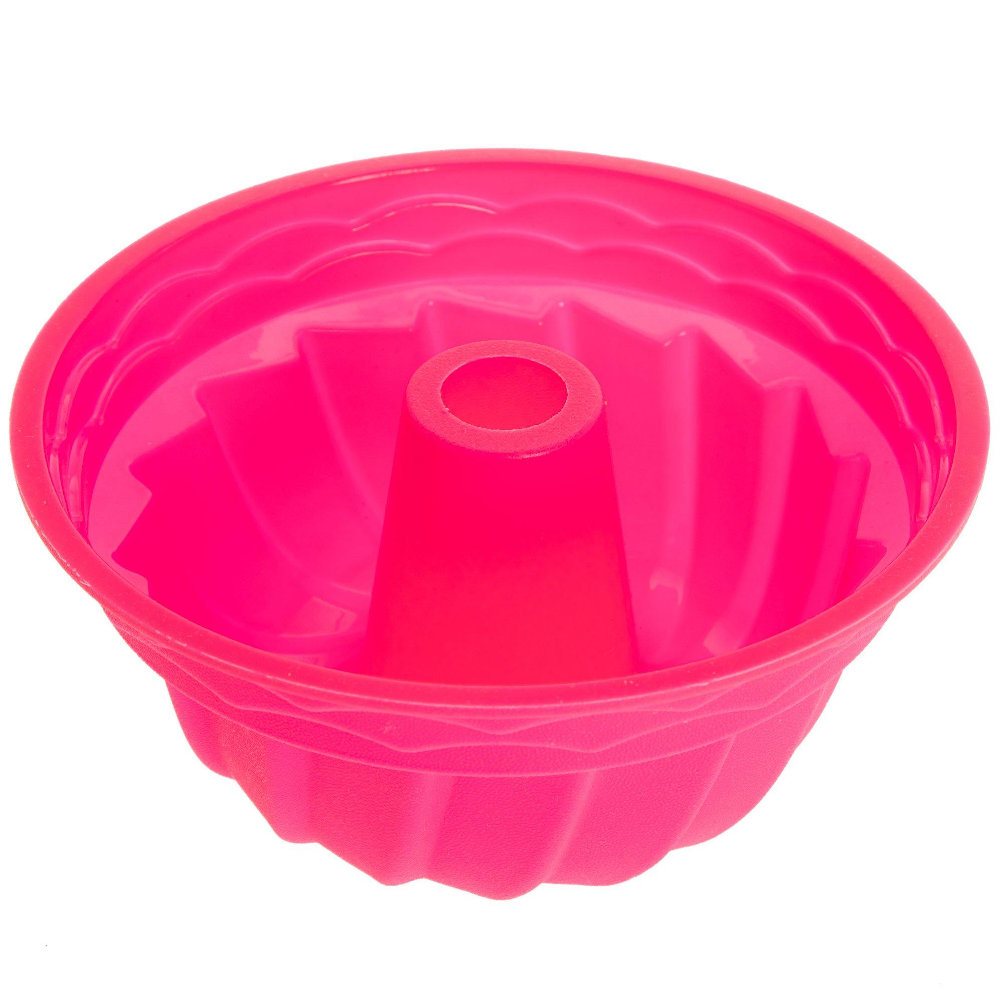 SHEIN Basic living 1Pc update style Silicone Bundt Cake Pan Mould,Non Stick  Chiffon Cake Mold,For Kitchen Bakeware