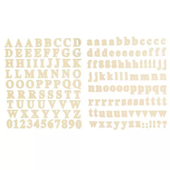 Numbers Foil Stickers, Hobby Lobby, 327098