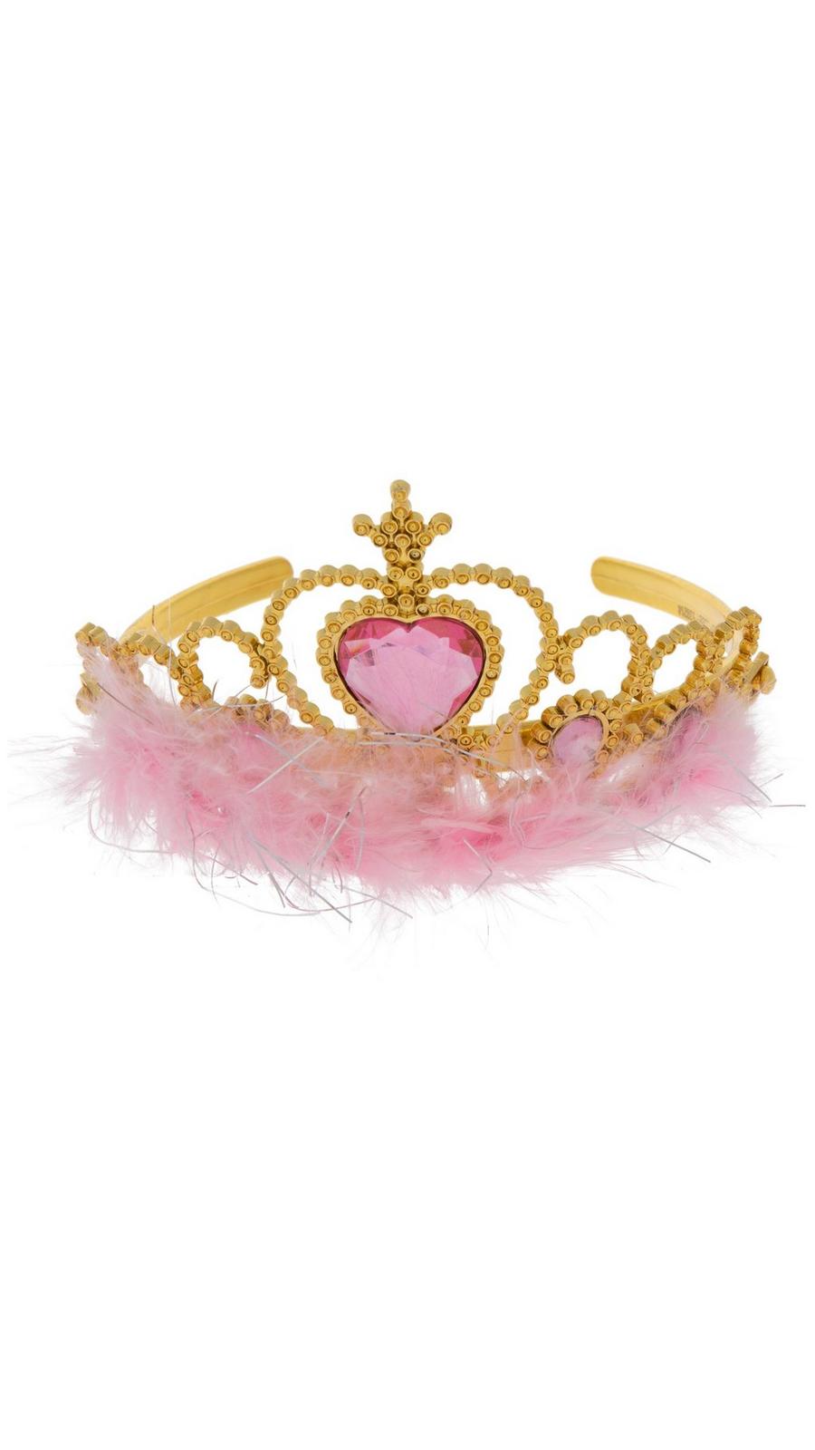 Free People Gold Tiara with Pink Gem Accents - Women Accessories Amazon.com: NODG Rose Gold Tiaras and Crowns for Women Pink  main image 2