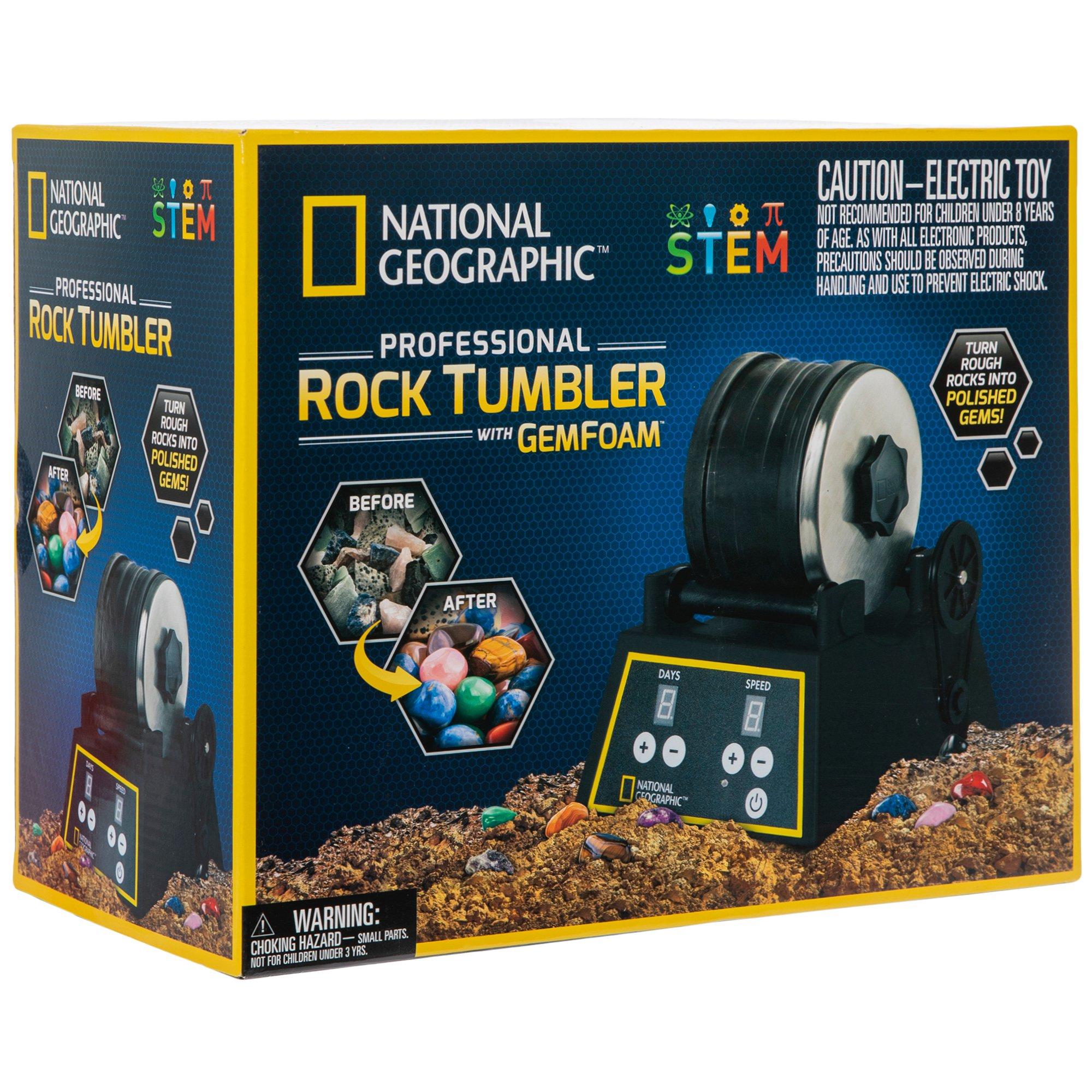 オンラインアウトレット ナショナルジオグラフィックNational Geographic Hobby Rock Tumbler Kit  NGHOBBYT 幼児教育、教材 FONDOBLAKA