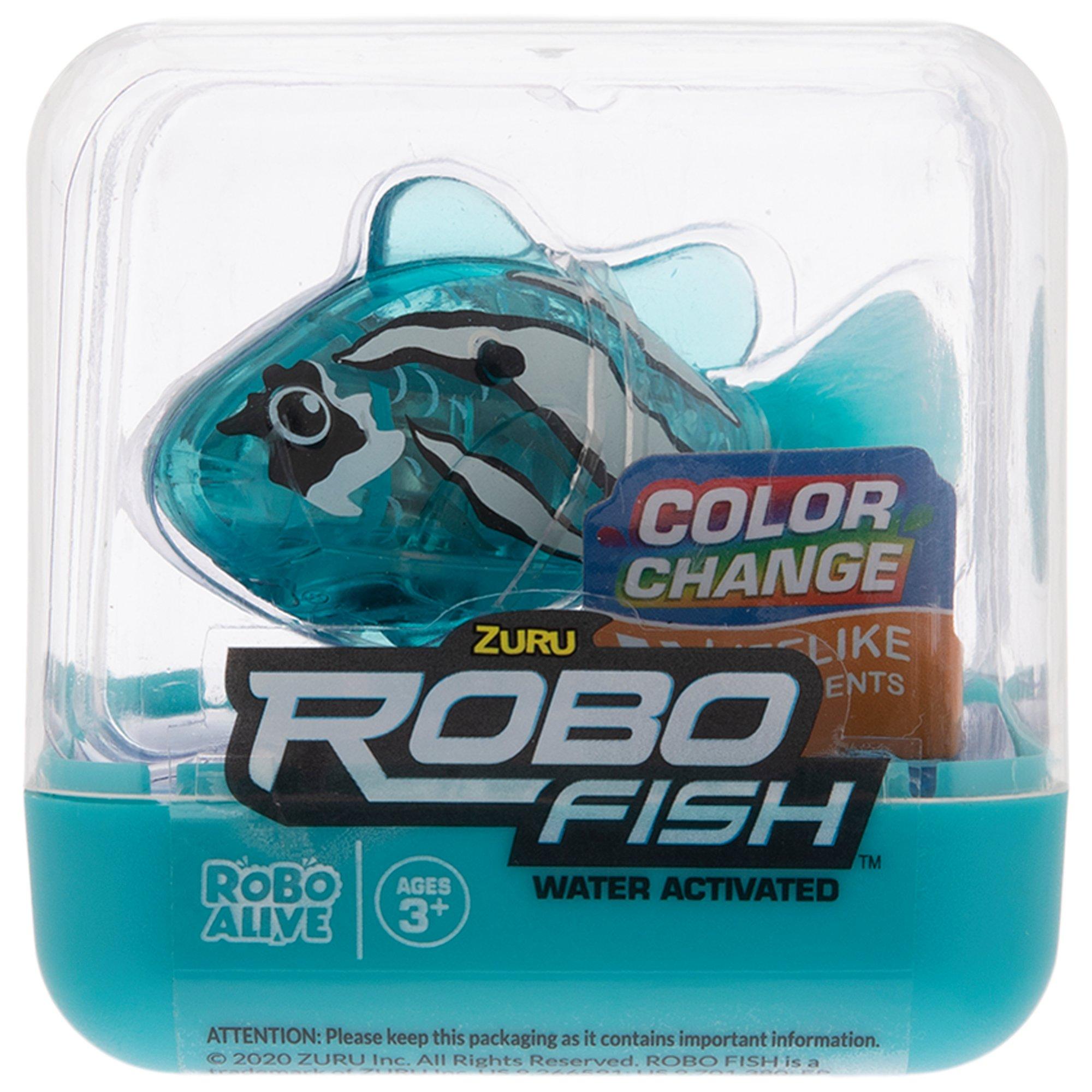 Robo Alive Robo Fish - Blue - With Color Change By Zuru : Target