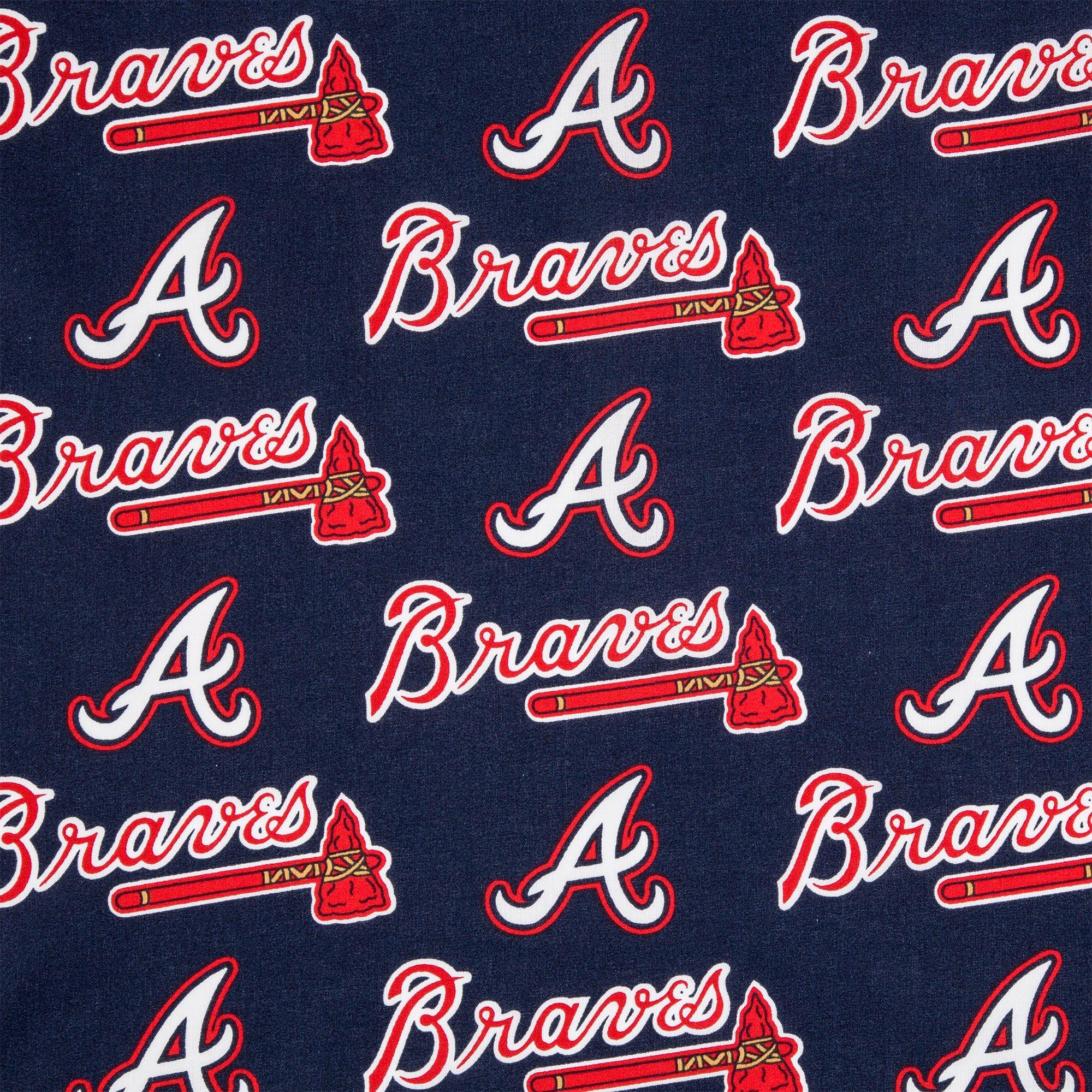 MLB Atlanta Braves Cotton Fabric, Hobby Lobby