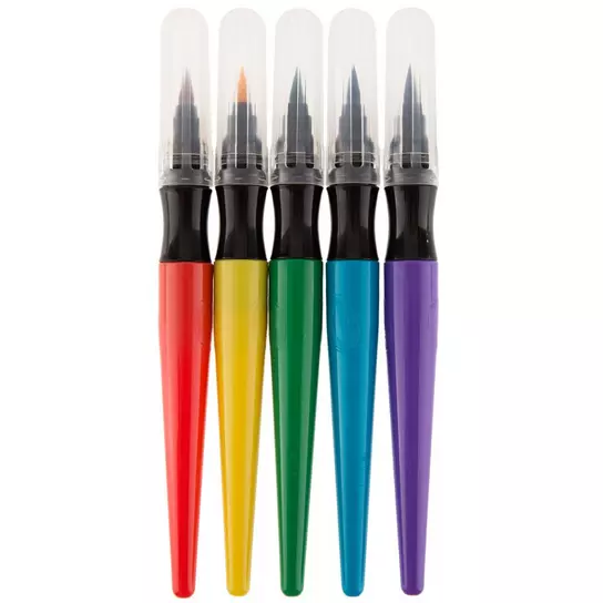 Hobby Lobby Basic Fine Tip Paint Markers 5 Piece Set Brilliant & Bright  Colors