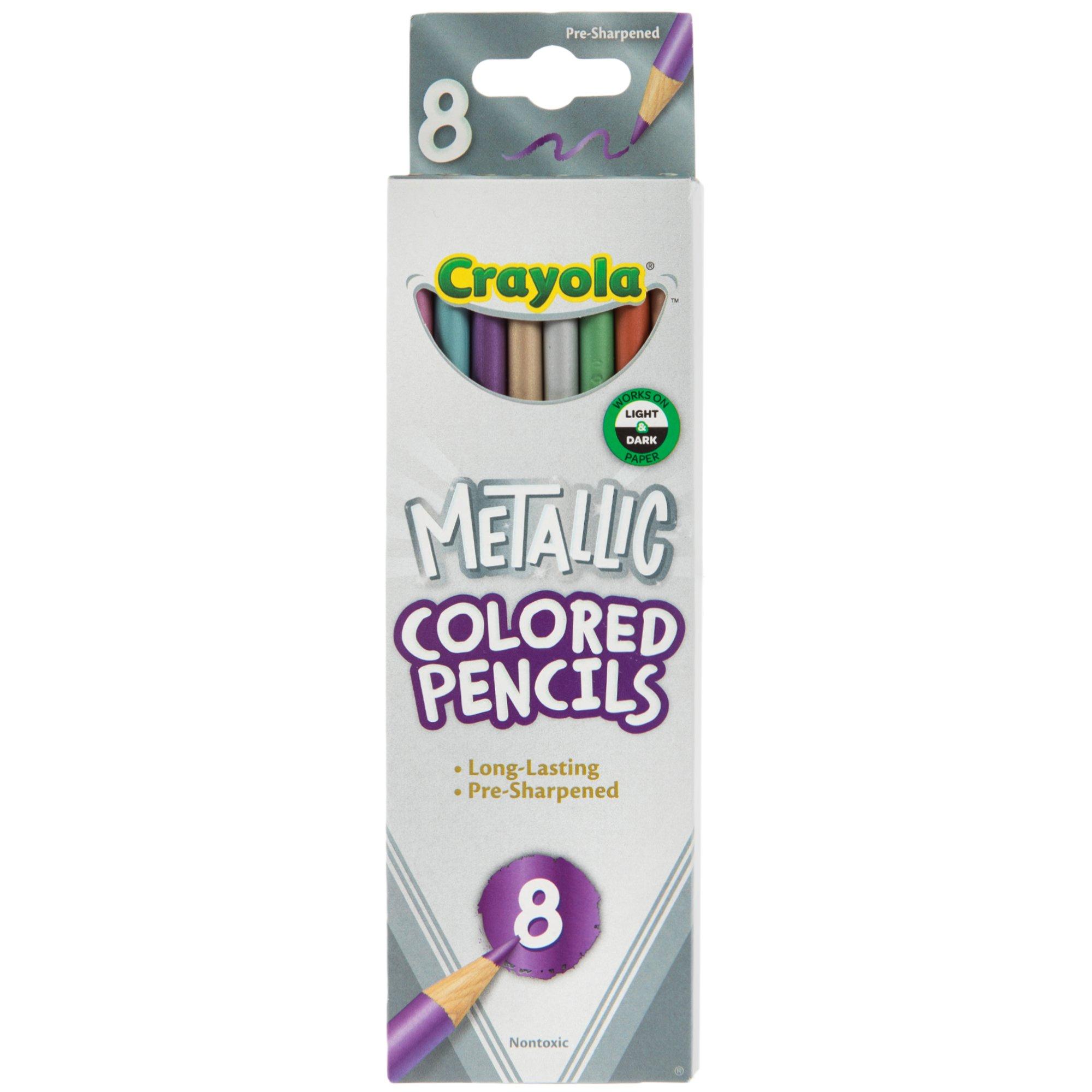 Crayola Metallic Colored Pencils 8 Piece Set Hobby Lobby 1197771