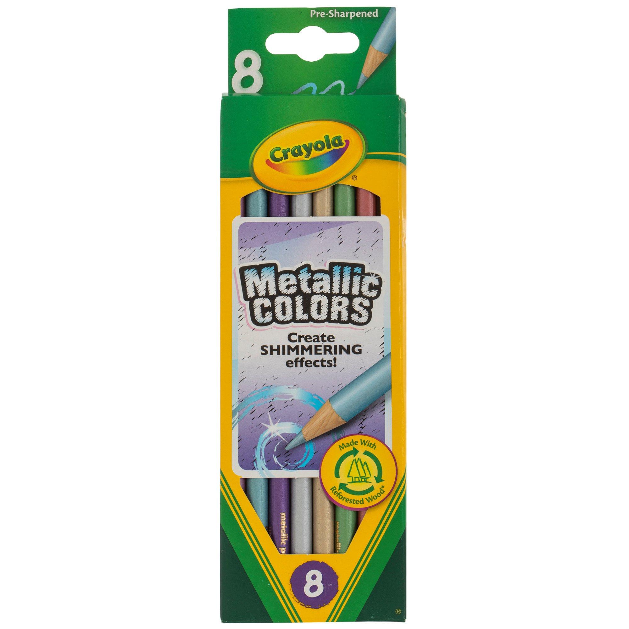 Crayola Metallic Colored Pencils 8 Piece Set Hobby Lobby 1197771