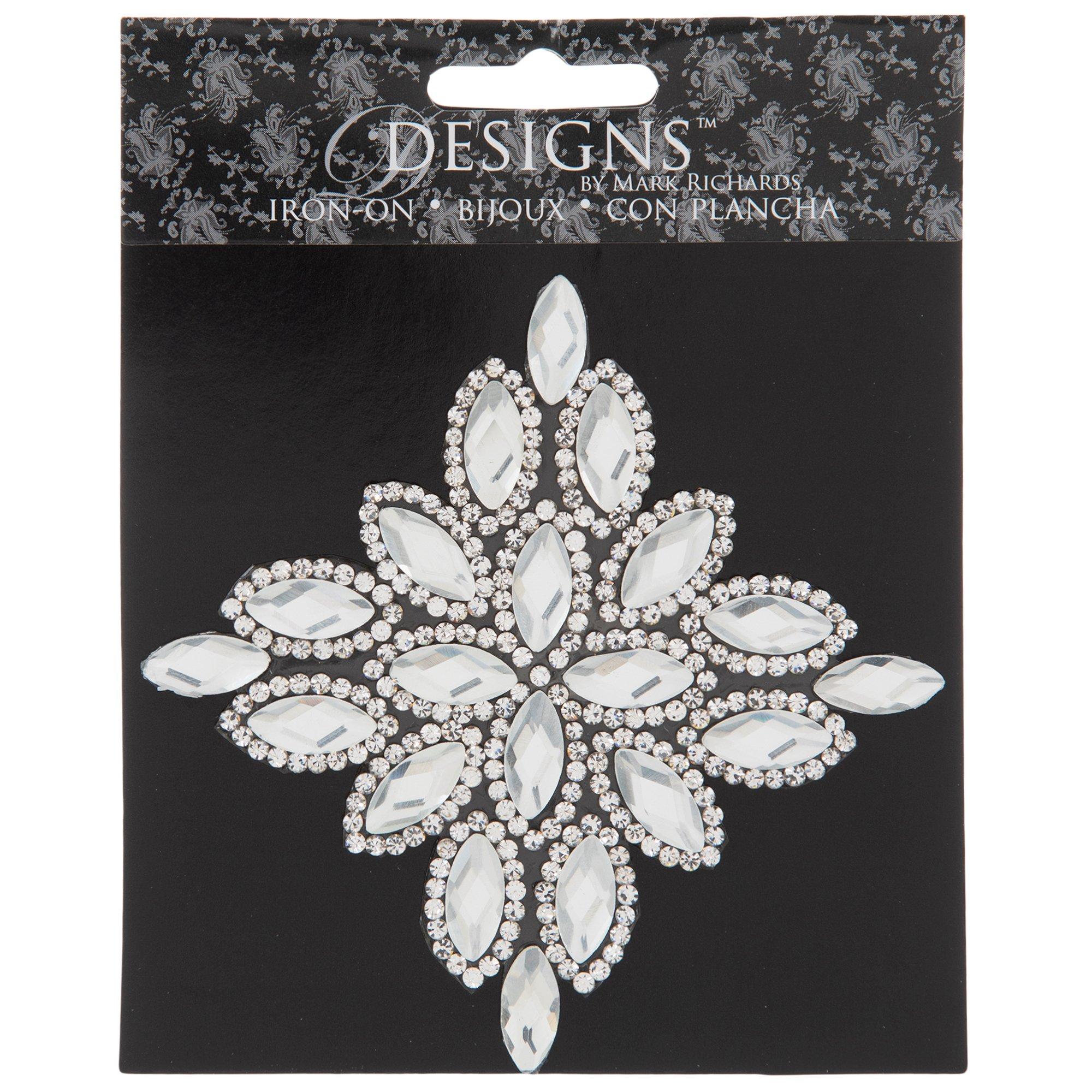 Rhinestone Diamond Iron-On Applique, Hobby Lobby