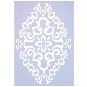 Floral Diamond Stencil